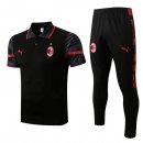 Polo AC Milan Set Completo 2022/23 Nero