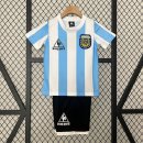 Maglia Argentina Home Retro Bambino 1986