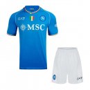 Maglia Napoli Home Bambino 2023/24 Blu