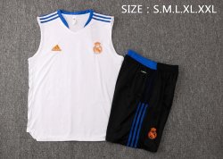 Maglia Real Madrid Senza Maniche 2022 Bianco Nero