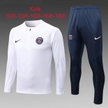 Bambino Felpa Allenamento PSG 2023 Bianco