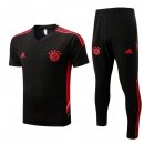 Maglia Bayern Monaco Set Completo 2022/23 Nero Rosso