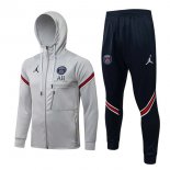 Giacca Cappuccio Paris Saint Germain 2022 Grigio