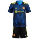 Maglia Manchester United Terza Bambino 2021/22