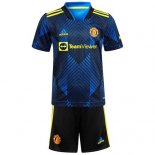 Maglia Manchester United Terza Bambino 2021/22