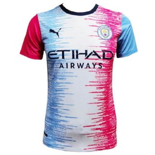 Thailandia Maglia Manchester City Speciale 2021/22 Blu Bianco