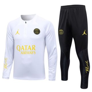 Felpa Allenamento Paris Saint Germain 2023/24 Bianco