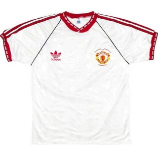 Thailandia Maglia Manchester United Away Retro 1991 Bianco