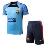 Maglia Formazione Barcellona Set Completo 2022/23 Blu