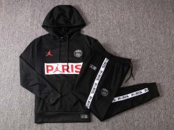 Giacca Cappuccio Paris Saint Germain 2022 Nero Bianco