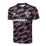 Maglia Formazione Sao Paulo 24/25 Nero Rosso