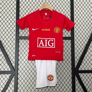 Maglia Manchester United Home Retro Bambino 2007 2008