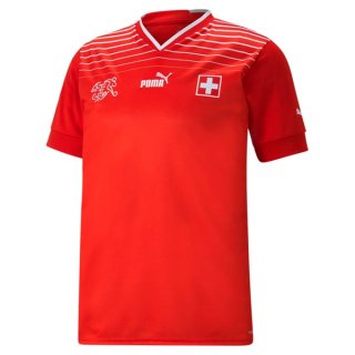 Maglia Svizzera Home 2022 Rosso