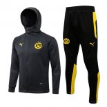 Giacca Cappuccio Borussia Dortmund 2022/23 Grigio