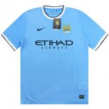 Thailandia Maglia Manchester City Home Retro 2013 2014 Blu