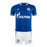 Maglia Schalke 04 Home Bambino 2021/22 Blu