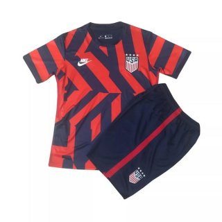 Maglia United States Away Bambino 2021 Rosso