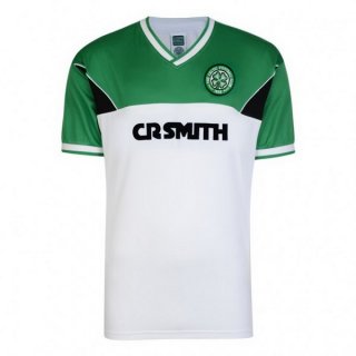 Thailandia Maglia Celtic Away Retro 1985 1986 Verde Bianco