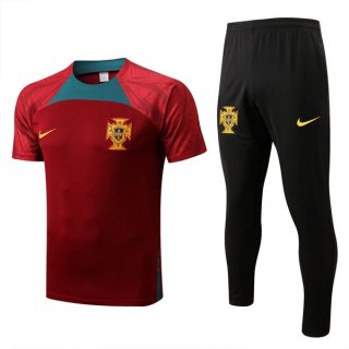 Maglia Portogallo Set Completo 2022/23 Rosso