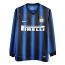 Thailandia Maglia Inter Milan Home ML Retro 2010 2011 Blu