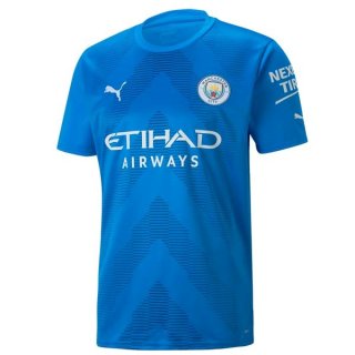 Thailandia Maglia Manchester City Portiere 2022/23 Blu