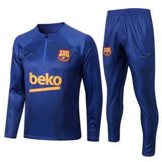 Felpa Allenamento Barcellona 2023 Blu 2