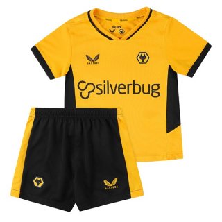 Maglia Wolves Home Bambino 2021/22 Giallo