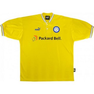 Thailandia Maglia Leeds United Away Retro 1997 1998 Giallo