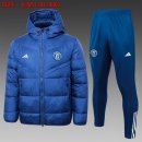 Piumino Manchester United Set Completo 2024/25 Blu