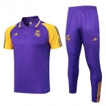 Polo Real Madrid Set Completo 2024/25 Porpora Giallo