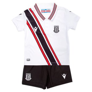 Maglia Stoke City Away Bambino 2022/23 Bianco