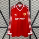 Thailandia Maglia Manchester United Prima ML Retro 1986 1988