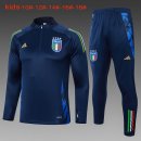 Bambino Felpa Allenamento Italia 24/25 Blu 3