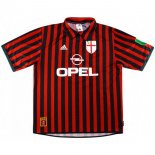 Thailandia Maglia AC Milan Home Retro 1999 2000 Rosso