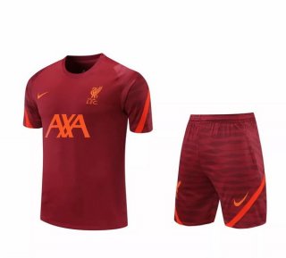 Maglia Formazione Liverpool Set Completo 2021/22 Rosso