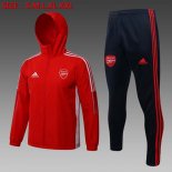 Giacca a vento Arsenal Set Completo 2022 Rosso Nero