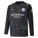 Thailandia Maglia Manchester City Portiere ML 2021/22 Nero