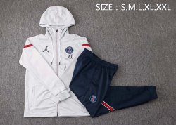 Giacca Cappuccio Paris Saint Germain 2022 Grigio