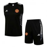 Maglia Manchester United Senza Maniche 2022 Nero