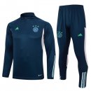 Felpa Allenamento Ajax 2023/24 Blu