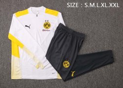 Felpa Allenamento Borussia Dortmund 2022 Bianco Nero