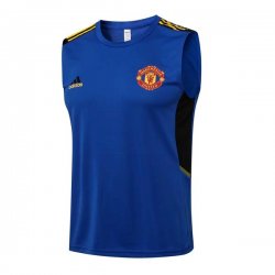 Maglia Manchester United Senza Maniche 2022 Blu