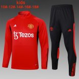 Bambino Felpa Manchester United 2024 Rosso 2