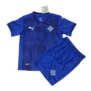 Maglia Islanda Home Bambino 2020 Blu