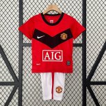 Maglia Manchester United Home Retro Bambino 2009 2010