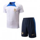 Maglia Formazione Francia Set Completo 2022/23 Bianco