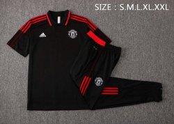 Polo Manchester United Set Completo 2022 Nero