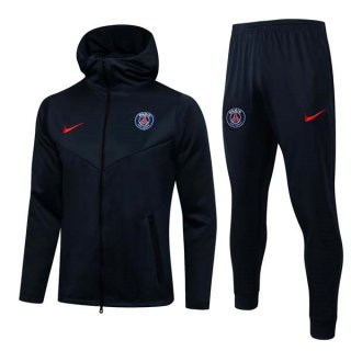 Giacca Cappuccio Paris Saint Germain 2022 Nero 1