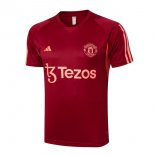 Maglia Formazione Manchester United 2024/25 Rosso