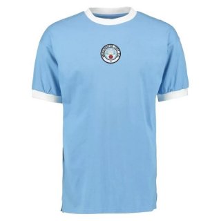 Thailandia Maglia Manchester City Home Retro 1972 Blu